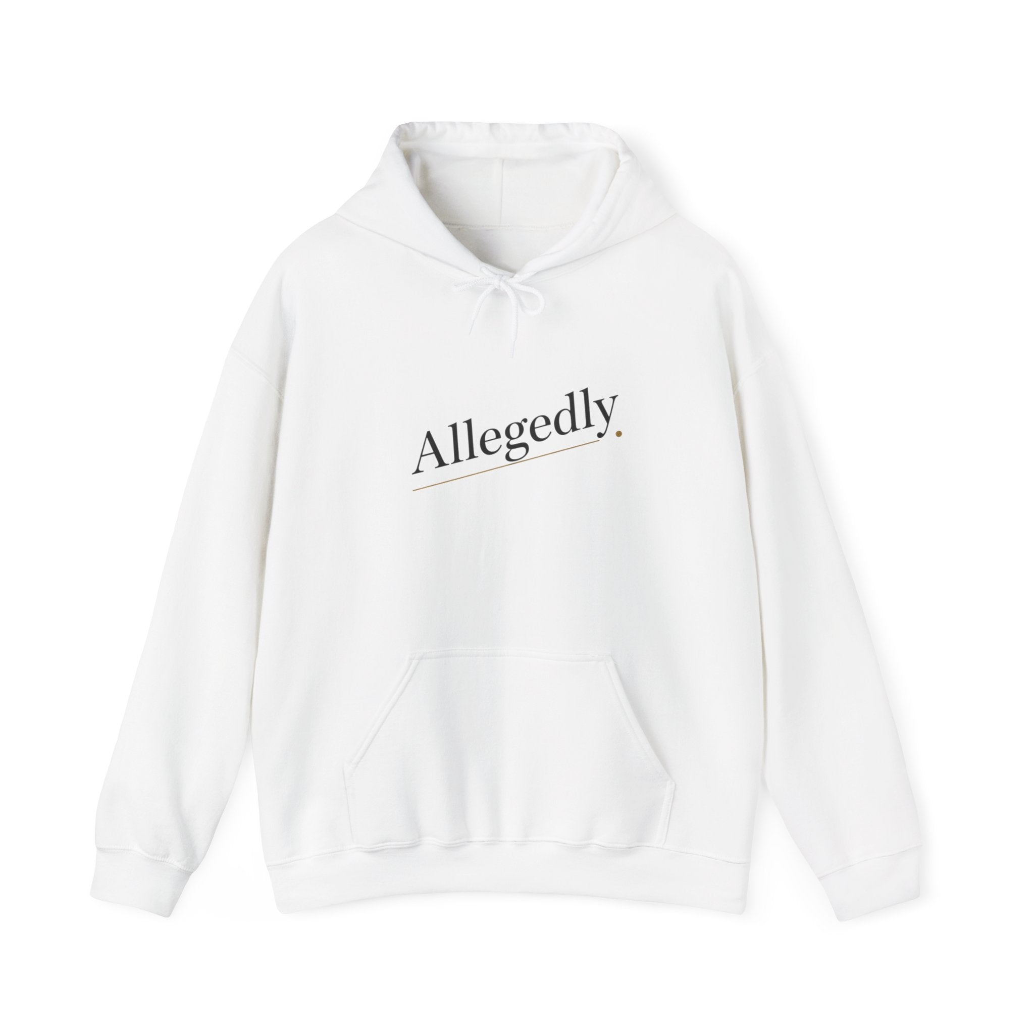 Allegedly Hoodie | Critical Thinkers Club, nerd humor sweatshirt