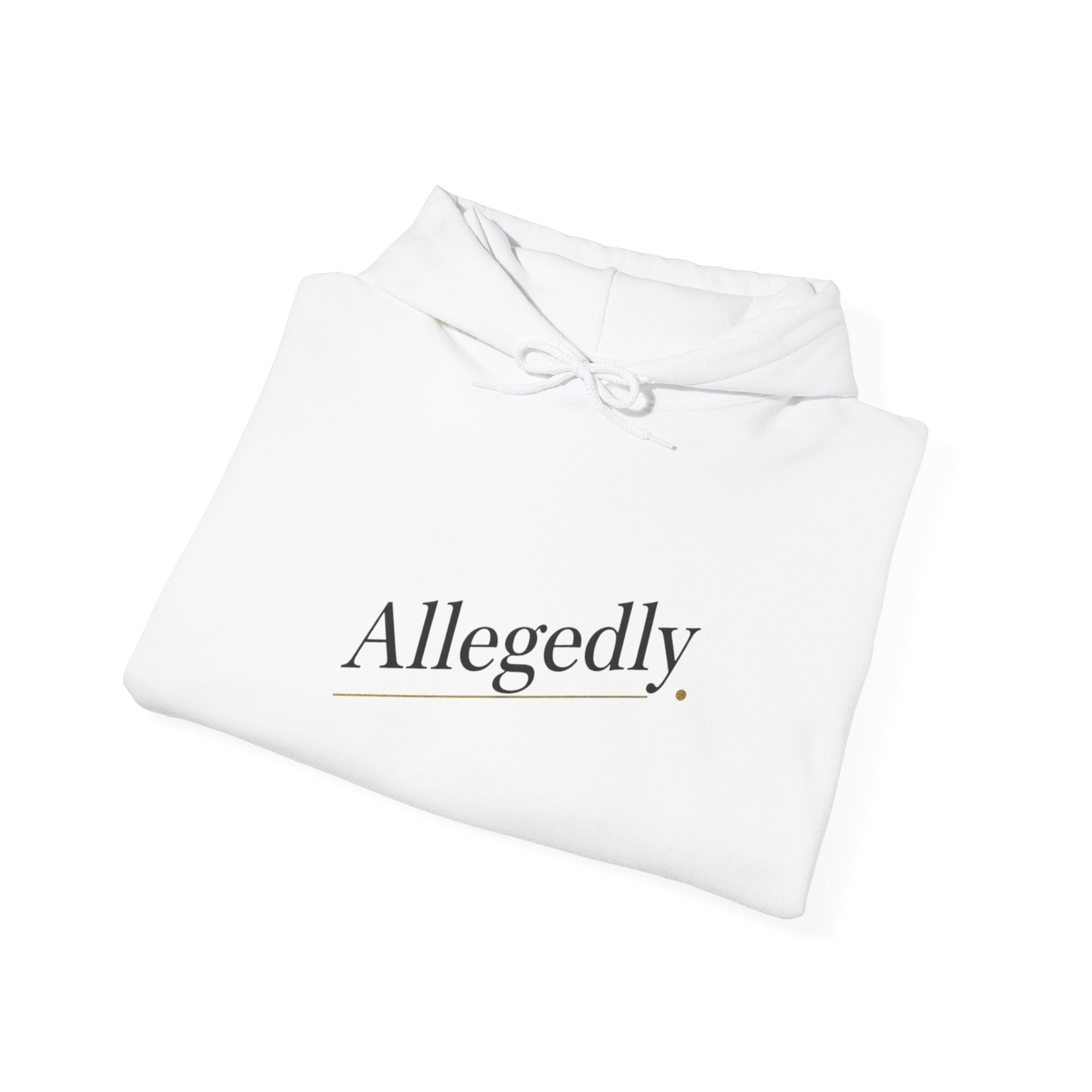 Allegedly Hoodie | Critical Thinkers Club, nerd humor sweatshirt