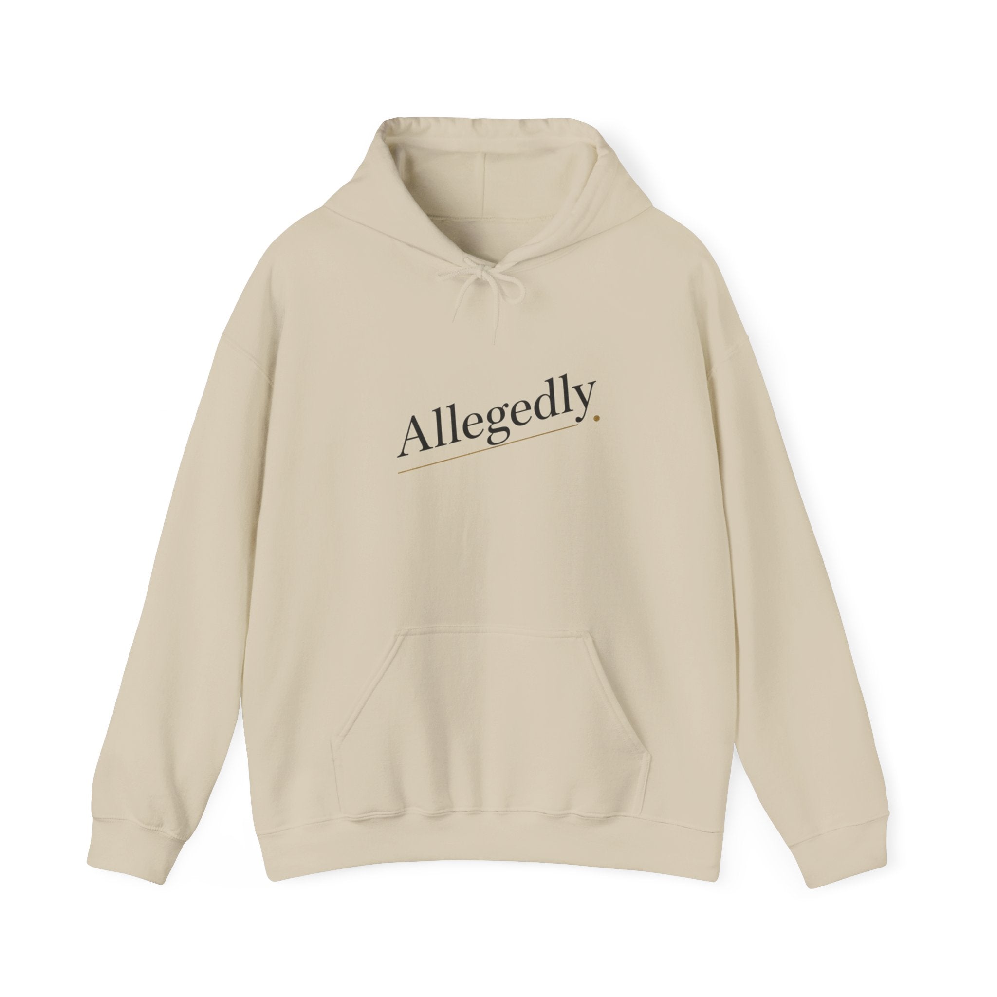 Allegedly Hoodie | Critical Thinkers Club, nerd humor sweatshirt
