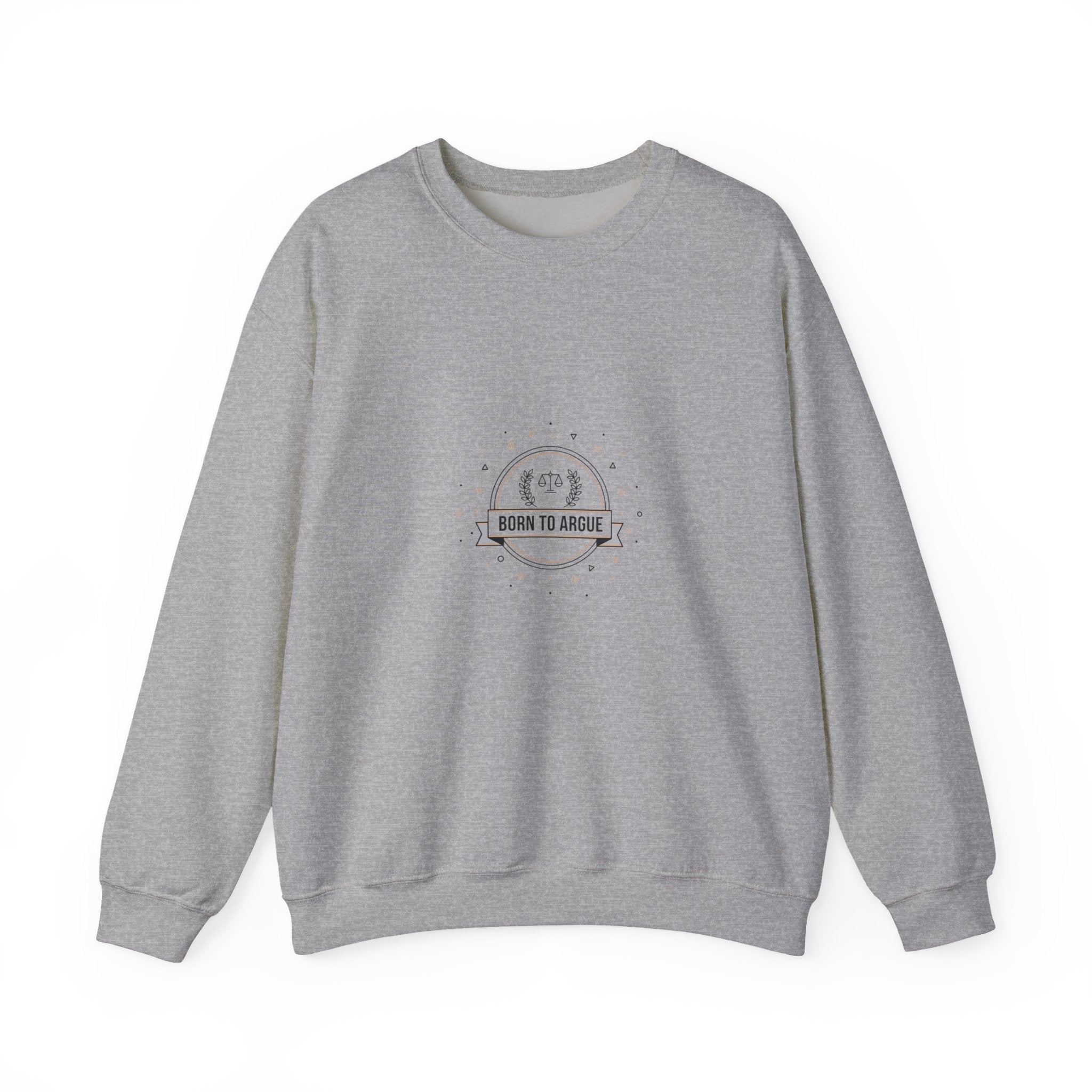 Born to Argue Crewneck Sweatshirt | Critical Thinkers Club, nerd humor shirt